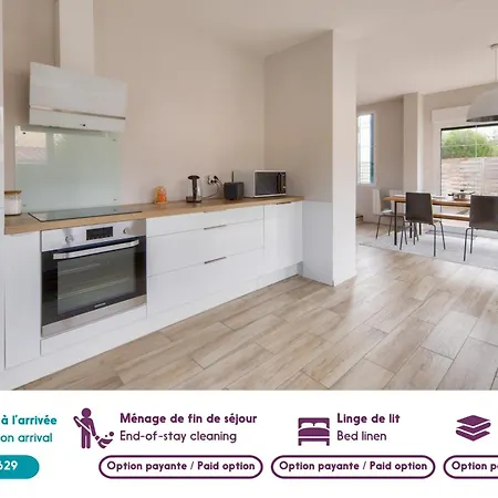 Ferienhaus A 300m De La Plage, Maison Pour 7 Avec Piscine Lanton