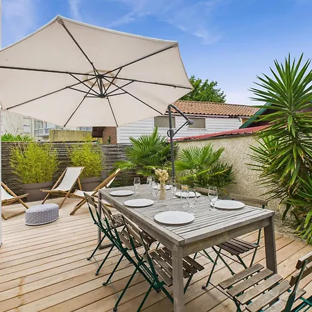 A 300m De La Plage, Maison Pour 7 Avec Piscine Lanton