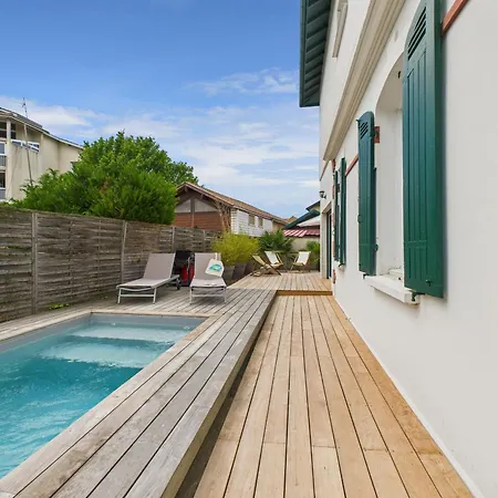 A 300m De La Plage, Maison Pour 7 Avec Piscine Дом отдыха *