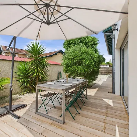 A 300m De La Plage, Maison Pour 7 Avec Piscine Ferienhaus Lanton